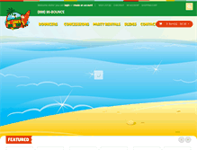 Tablet Screenshot of bounceisland.com